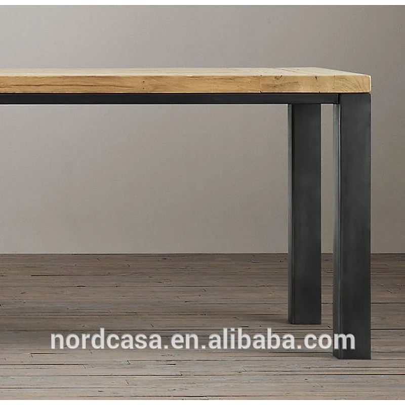 Antique iron leg dining table designs furniture