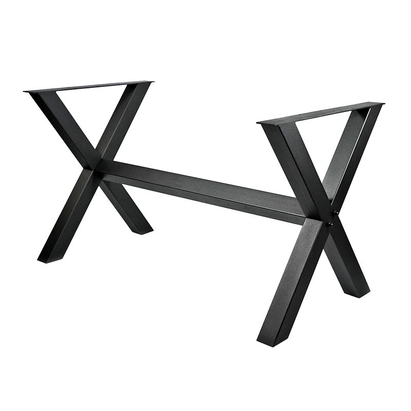 Modern metal Slab Table Frame, Y-Shaped Table Legs, Wood Slab Support ...