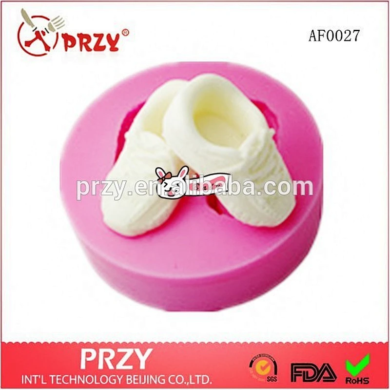 Baby Shoes Fondant Cake Silicone Molds