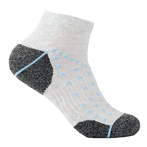 custom design wholesale unisex cotton running ankle socks sport