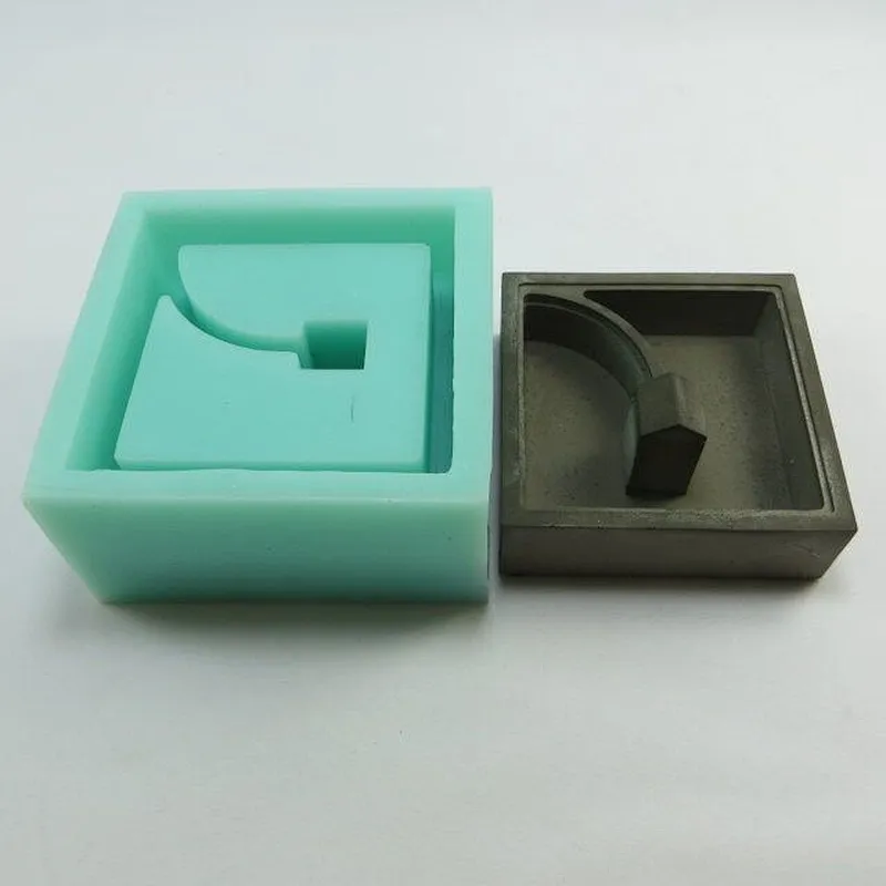 S9056 silicone molds concrete moss mini small house muti-meat flower planter mould desktop Decoration cement mold