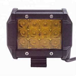 Wholesale 18W 36W Triple Row White Yellow Off Road 4x4 LED Work Lights for 12V cars Jeeps Trucks