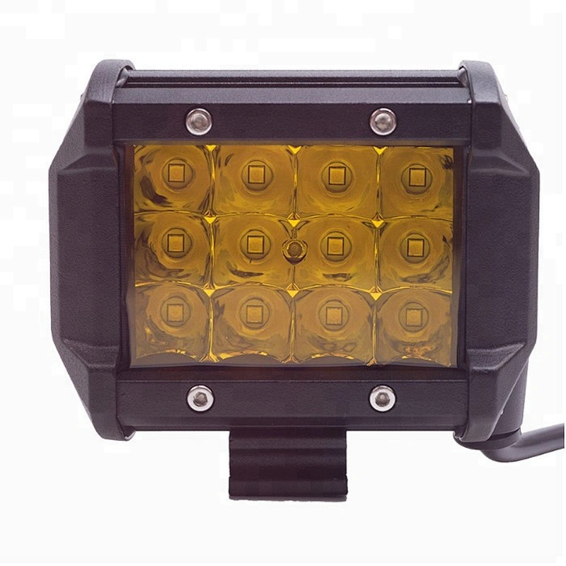 Wholesale 18W 36W Triple Row White Yellow Off Road 4x4 LED Work Lights for 12V cars Jeeps Trucks
