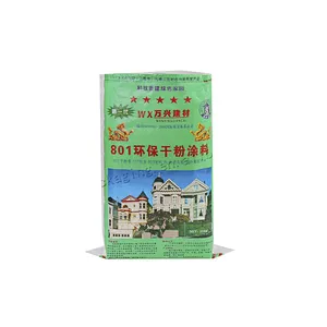High quality  25kg pp woven construction bag for wall putty powder