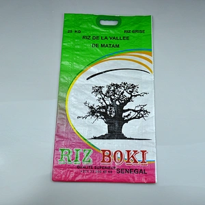 Agricultural use 10kg rice bag with patch handle