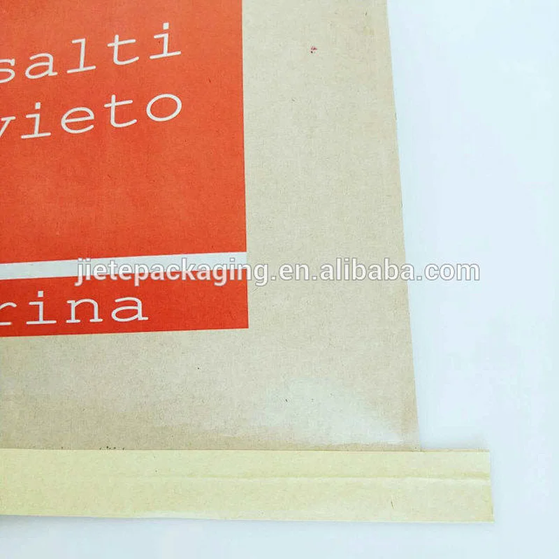 Guaranteed quality cheap and durable pouch paper plastic packaging bag for flour,starch