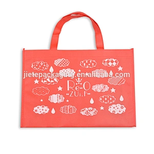 standard size non woven shopping bag printing matte with handle