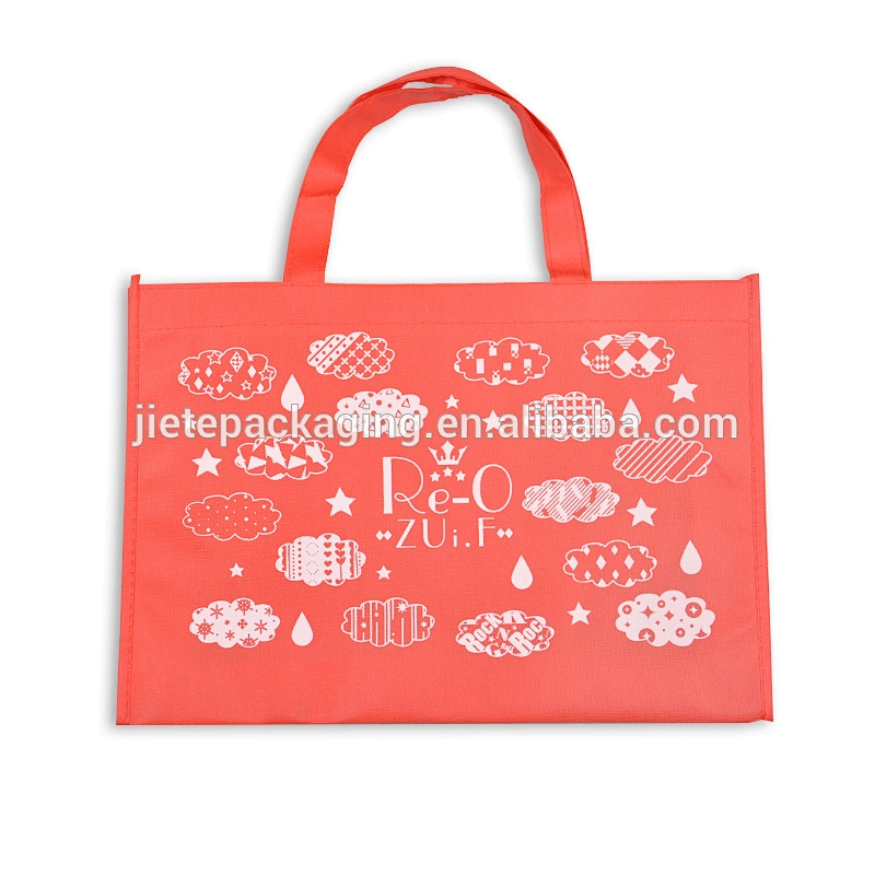 standard size non woven shopping bag printing matte with handle