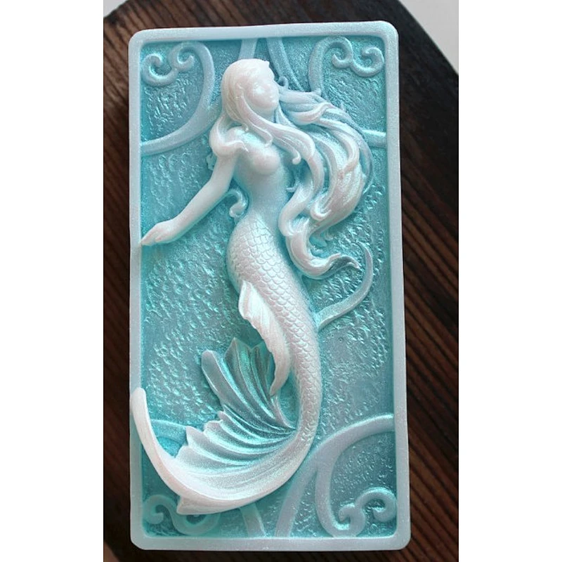 Mermaid soap mold silicone mould PRZY