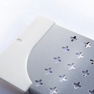 Buy online white sink top side draining stainless steel dish drainer for sale