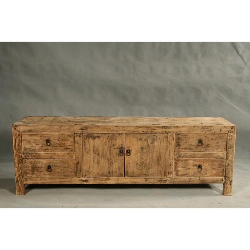 Chinese Antique Two Door Four Drawer TV cabinet