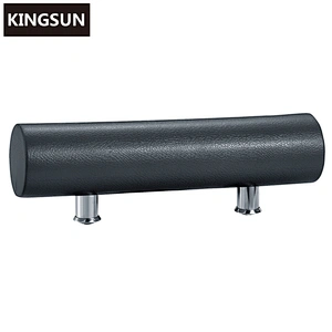 K-212 Soft Design Black Rectangle PU Material Bath Pillow With Feathers