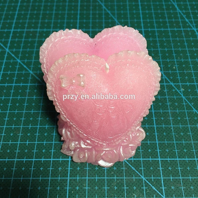 3D Heart Shaped Silicone Molds For Candle Soap Making,Resin Crafts Moulds