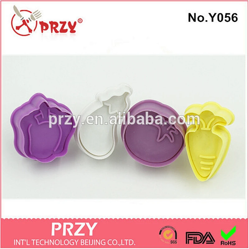 Eco-friendly Y056 decorative vegetable shape cake modelling tool