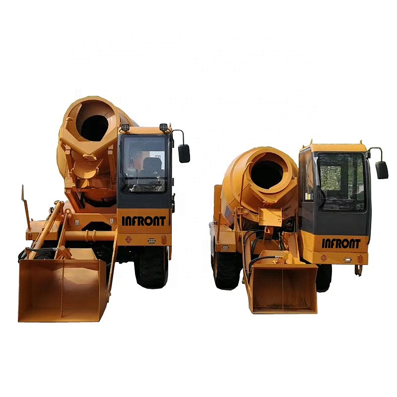YFMC2.0 Small Portable Mini Self-propelled concrete mixer truck