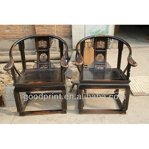 1900 Chinese Antique Shanxi Hand Carved Chair