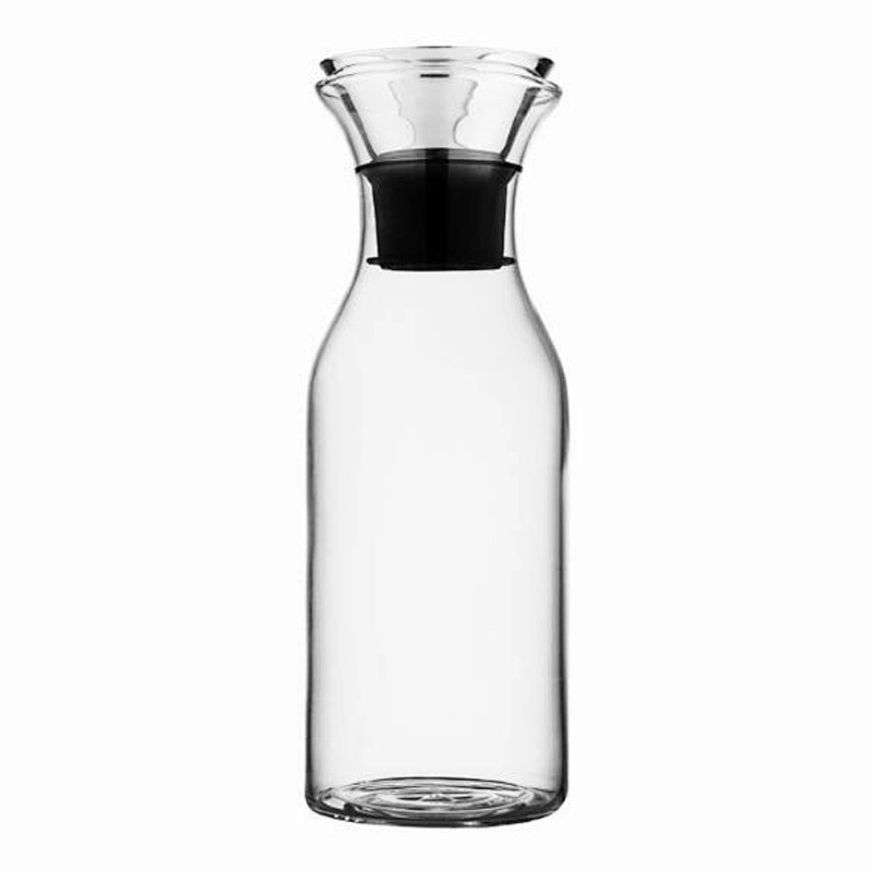 In Stock Lead Free Water Jug High Borosilicate Glass Cold Water Bottle For Restaurant And Hotel