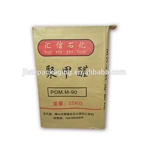 25kg 50kg cement, flour, chemical in kraft paper bag with valve port