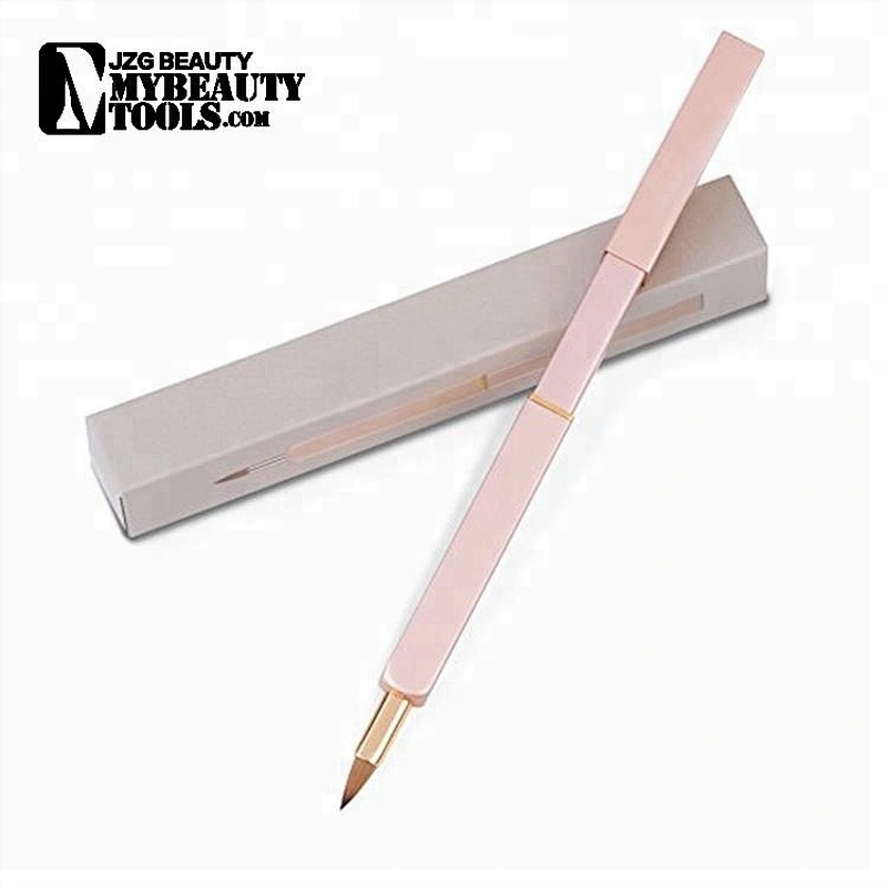 Beauty organic disposable retractable liquid matte glitter lipstick brush private label tube packaging