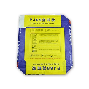 Top sale pp polypropylene woven valve paper cement bag for packing adhesive,putty,mortar,cement
