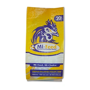 pp woven bags packing feedstuff, grain seed 50kg 25kg