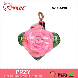 S4490 rose with leaf shape silicone mold for baking rose mould for soap