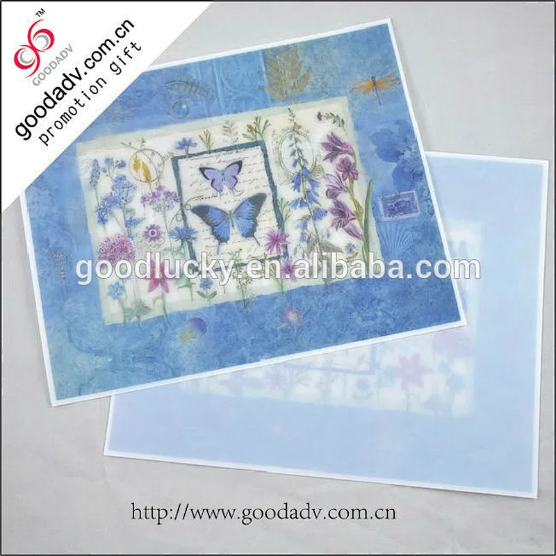 Made in china low price wholesale good plastic PP placemat