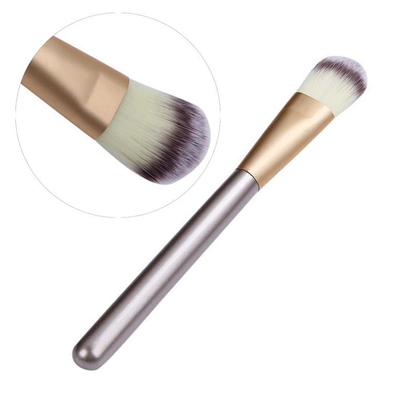 Custom mask brush wooden handle facial mask applicator brush