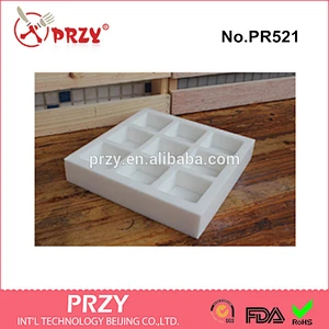 PR521 Handmade soap square 9 hole silicone mold moulds silicone moulds can be customerized