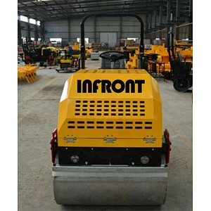China factory 600mm wide mini walk behind single drum road roller