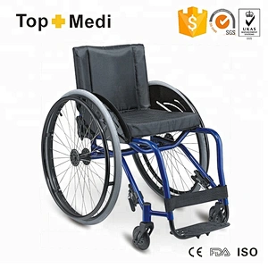 Aluminum lightweight leisure sport wheelchair for disabled