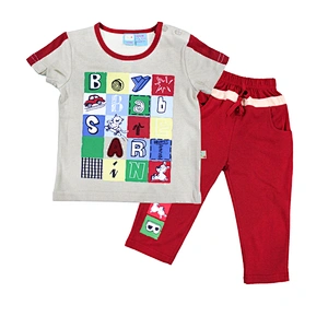 Hot Sale summer clothes set shirts kids outlet with good price