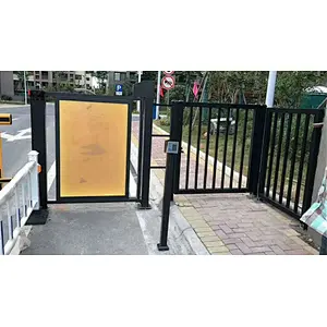 Home Safety Advertising Gate Intelligent Metal Security Door for Public Access