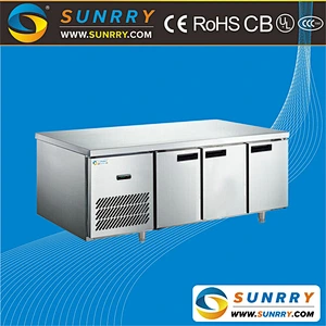 Guangzhou Commercial Kitchen Supermarket Refrigerators Freezer and Refrigeration Working Table in Italy (SY-RT480S SUNRRY)