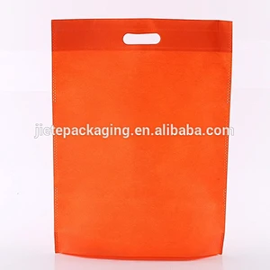 plain promotional colorful PP non woven fabric bag for shopping