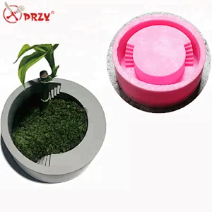 S8103 Stairs shaped Cement Succulents flower pot Molds silicone Home concrete decorations Silicone mold
