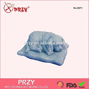 S071 PRZY silicone sleeping lovely dog soap mold