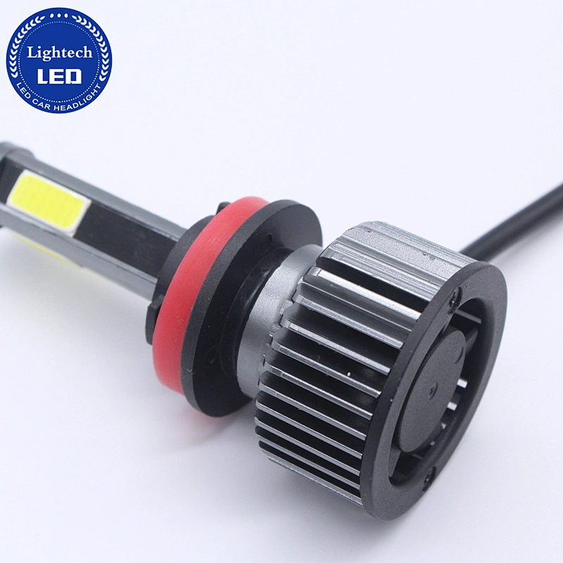 4 Sides Fan Lighting Super Bright H4 H11 H13 H7 C6 LED Headlight Bulb
