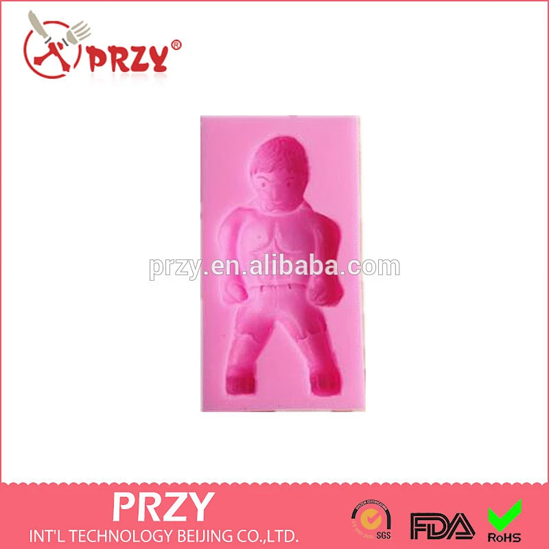F3017 Hulk Avengers characters soaps silicone mold cake decorating tools silicone fondant mold