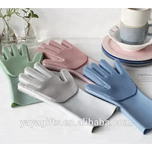 Silicon Dish Scrubber Glove 100% Food Grade Cleaning Dishwashing USA