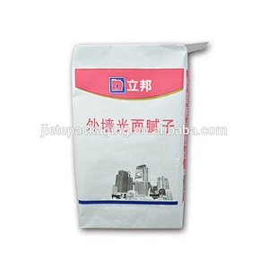China supplier kraft paper bag for portland cement, mortar, putty powder