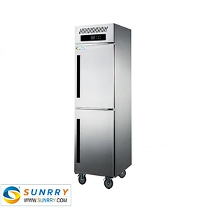 Stainless steel commercial refrigerator / industrial cryogenic freezer with low temperature