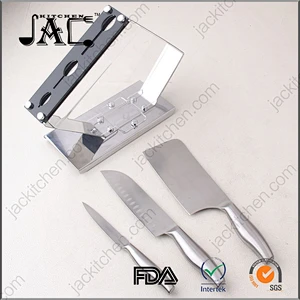 Royalty Line Stainless Steel Knife Set with Acrylic Stand