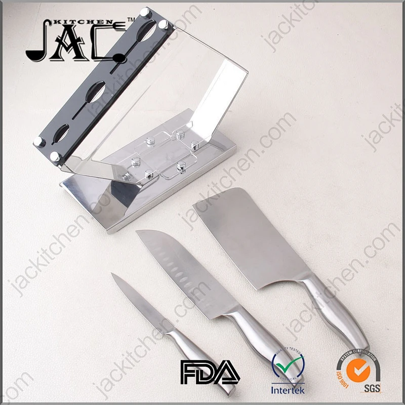 Royalty Line Stainless Steel Knife Set with Acrylic Stand