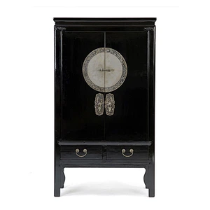 oriental solid wood pine storage bedroom furniture