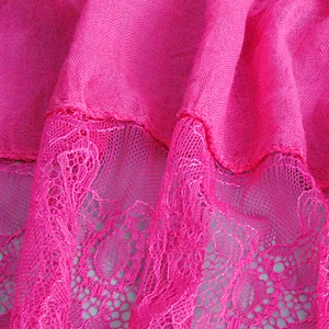 Chinese custom print long muslim hijab silk scarf