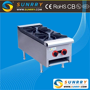 Commercial spider grate stainless steel mini stand 2 gas stove burner