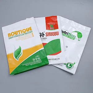 Custom color printing PE bag for fertilizer packaging