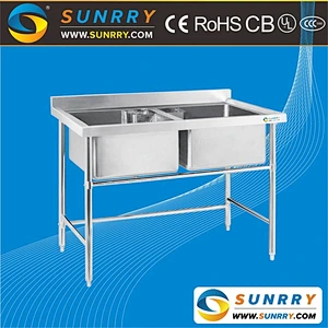 New Design High Quality Double Bowl Stainless Steel Kitchen Sink for Sale