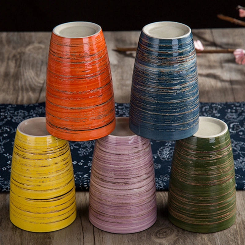 Ceramic Tea Cup Set Creative Japanese and Korean Style Cold Water Kettle Set Coffee Milk Cup